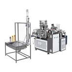 Máquina de vasos de papel con control PLC